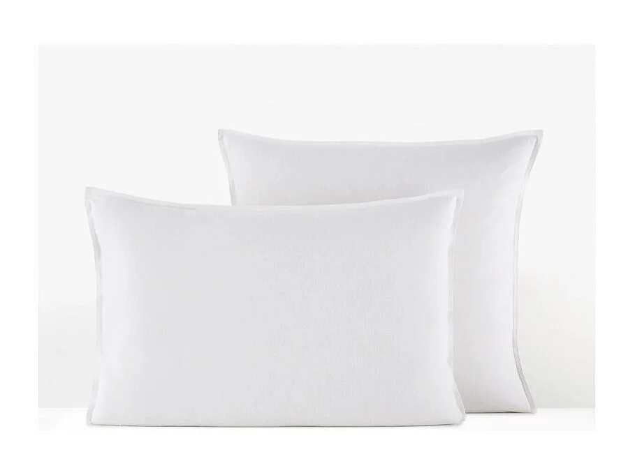Lot de 2 protège taies flanelle 65 x 65 cm / 100% Coton
