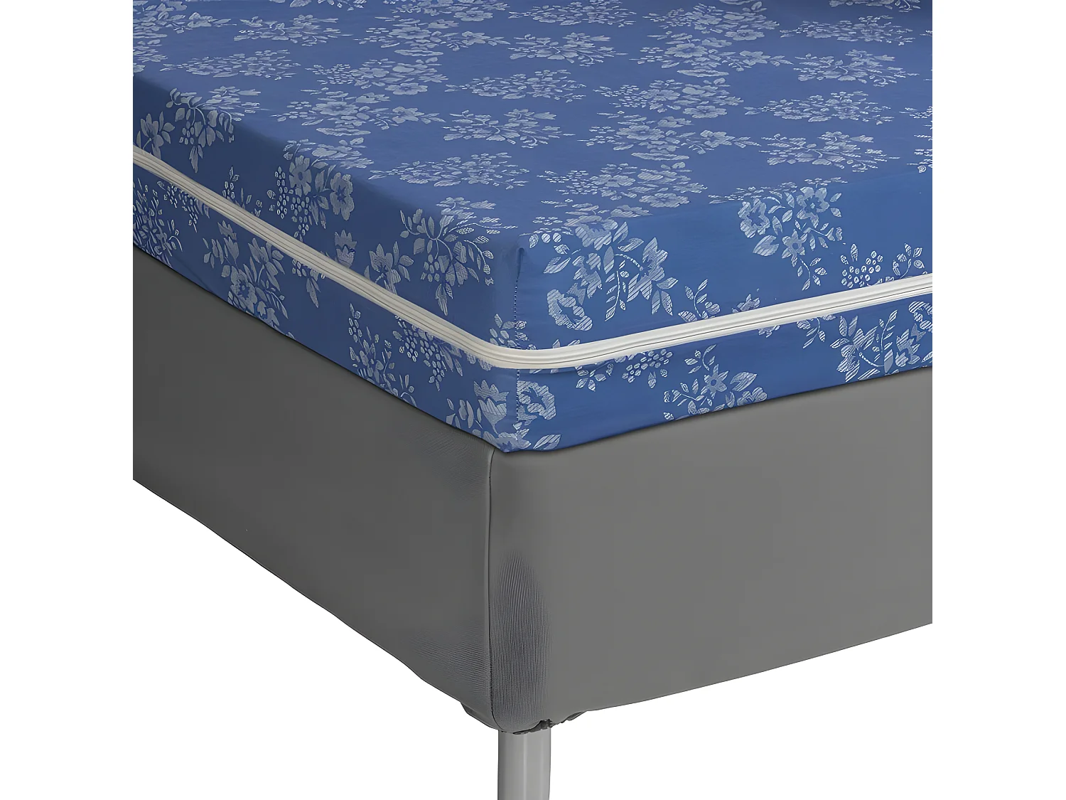 Housse à matelas damassé 140 x 190 cm - Rénove matelas