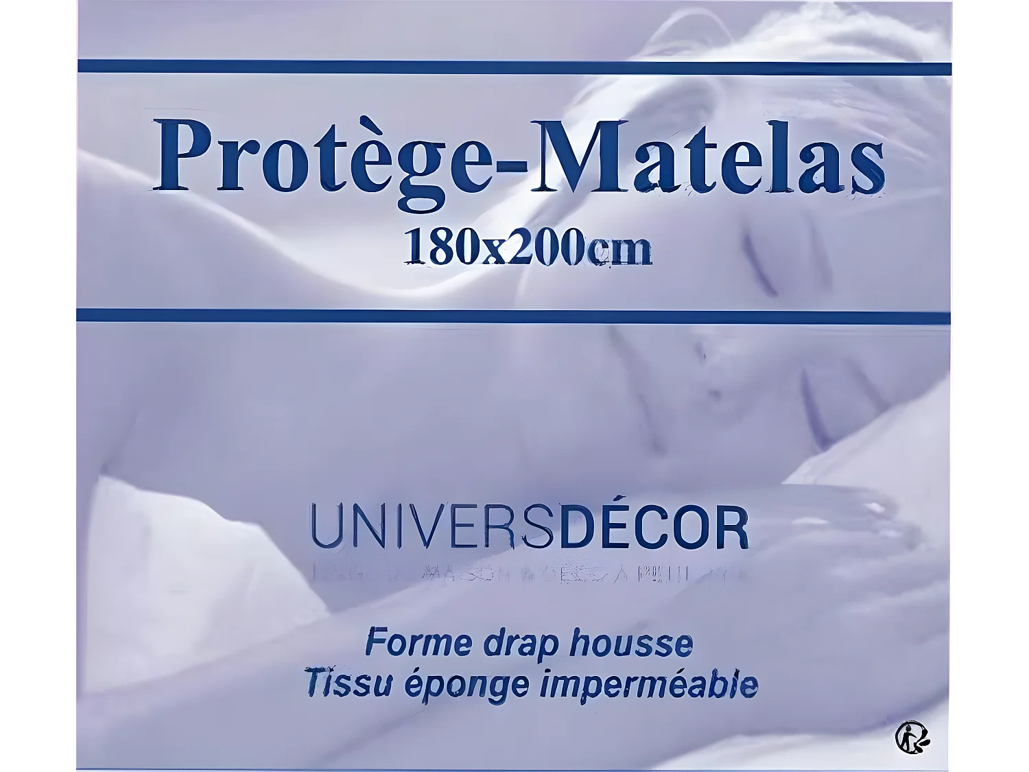 Lot de 2 Protèges matelas imperméable, absorbant et anti-acariens 180 x 200 cm King Size