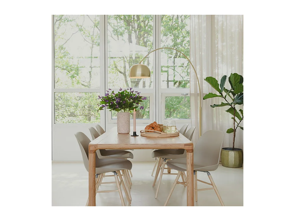 Bow - Lampadaire arc design - Laiton