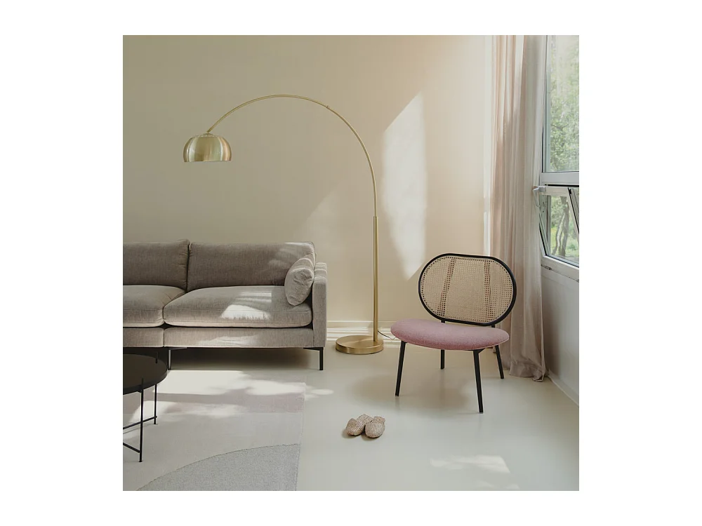 Bow - Lampadaire arc design - Laiton