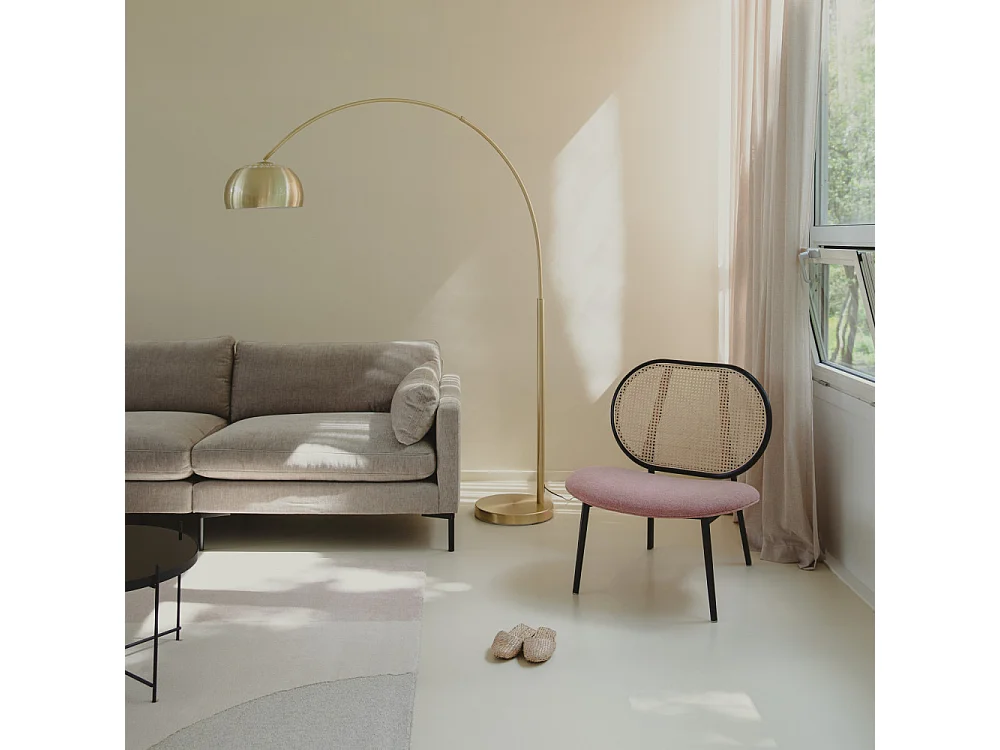 Bow - Lampadaire arc design - Laiton