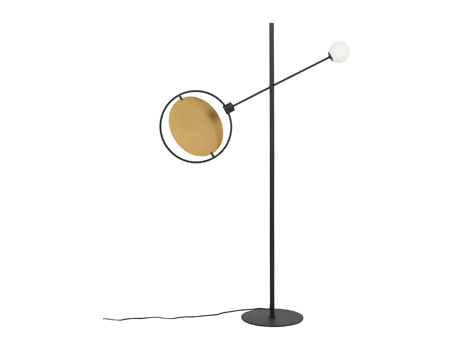 Sirius - Lampadaire design en métal - Noir
