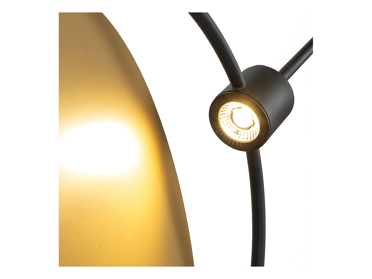 Sirius - Lampadaire design en métal - Noir