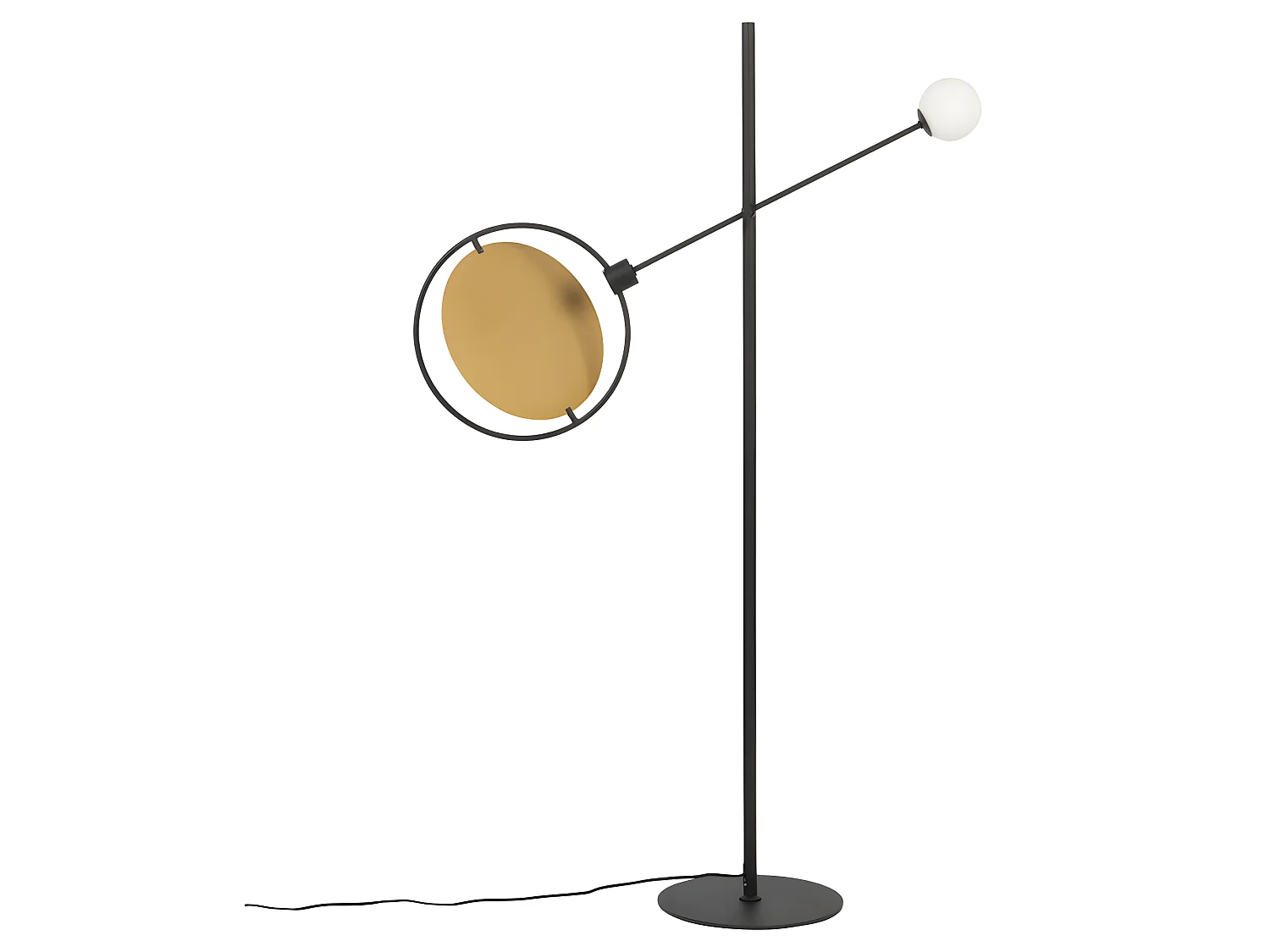 Sirius - Lampadaire design en métal - Noir