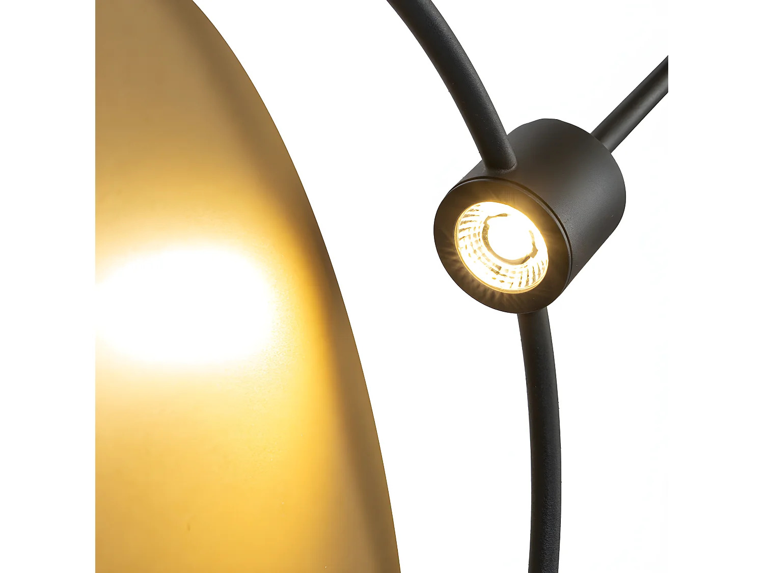 Sirius - Lampadaire design en métal - Noir