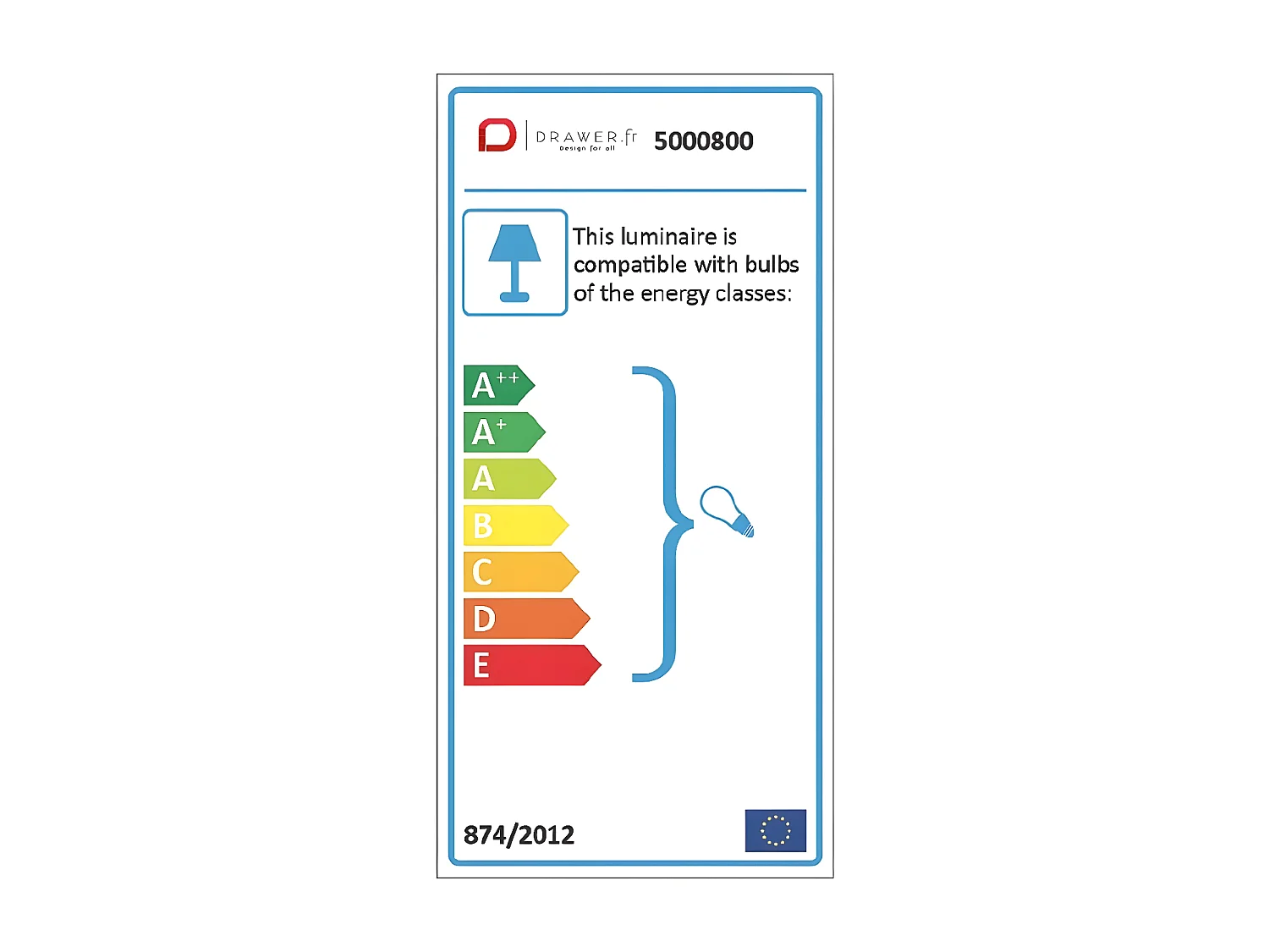 Tripod Metal - Lampadaire trépied : Couleur - Gris