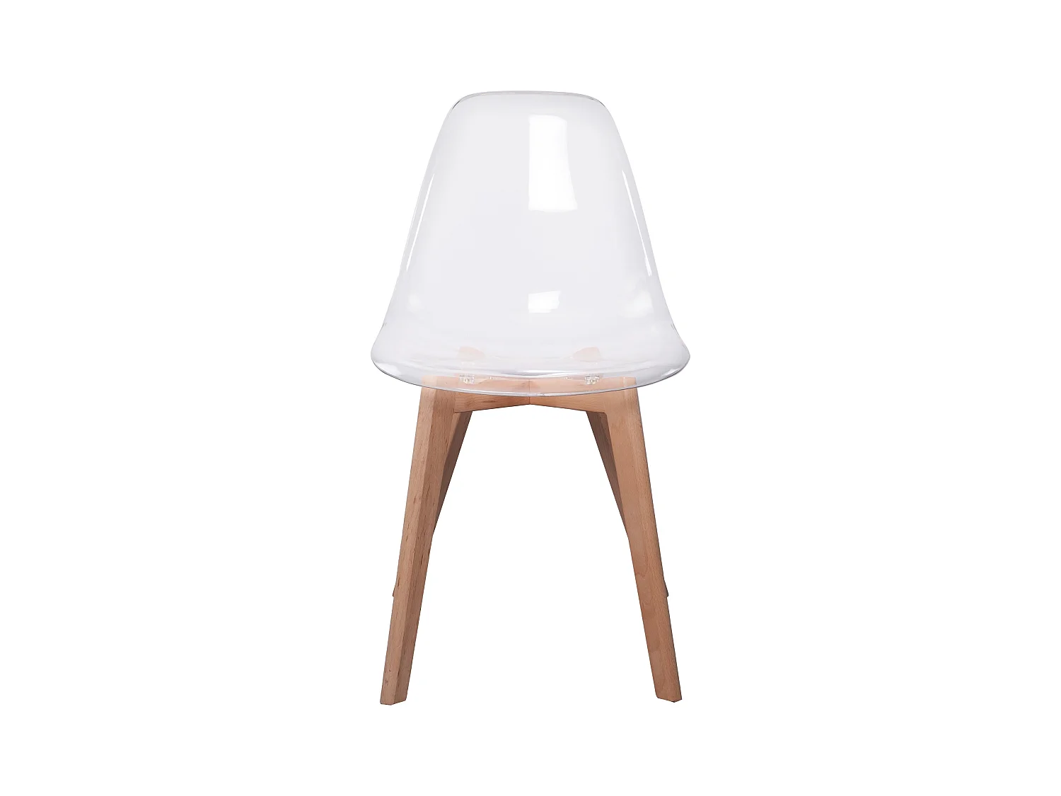 Chaise Scandinave Transparente - Lot De 2 Transparent