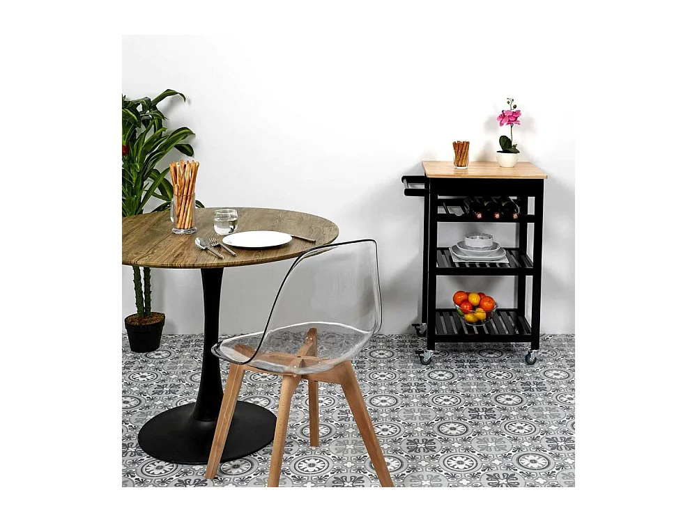 Chaise Scandinave Transparente - Lot De 2 Transparent