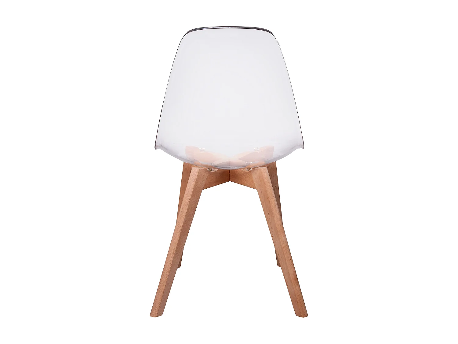 Chaise Scandinave Transparente - Lot De 2 Transparent