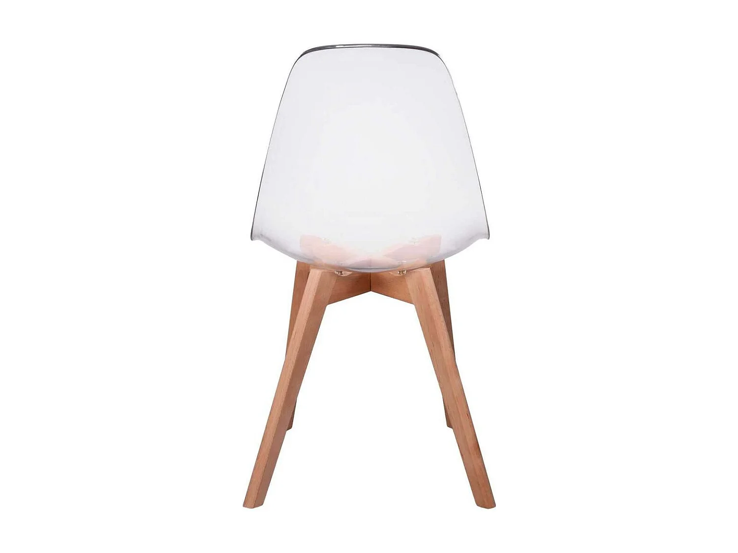 Chaise Scandinave Transparente - Lot De 2 Transparent