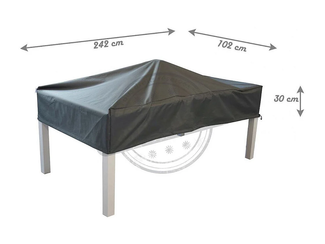Housse de protection étanche pour table 240 x 100 cm