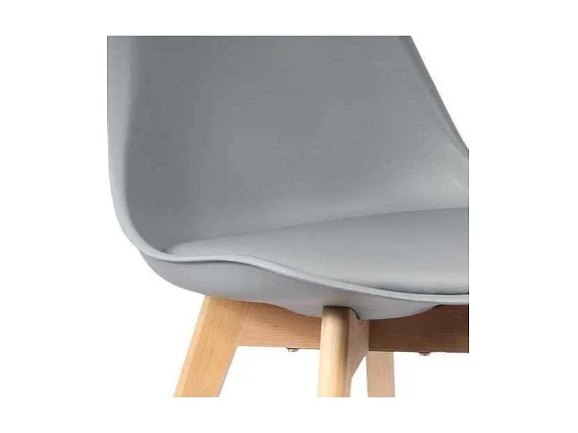 Szary Skandynawski Fotel Obity - Zestaw 2 Szt., Projekt Nordycki, Wygodny