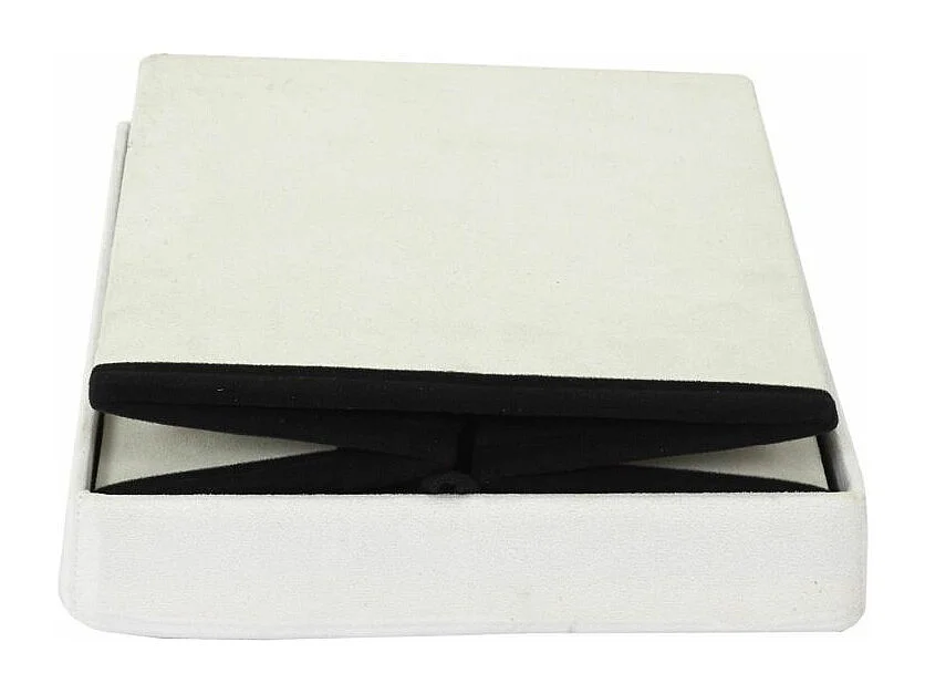 Pouf & Coffre Pliable Enfant "Circuit" 30cm Gris