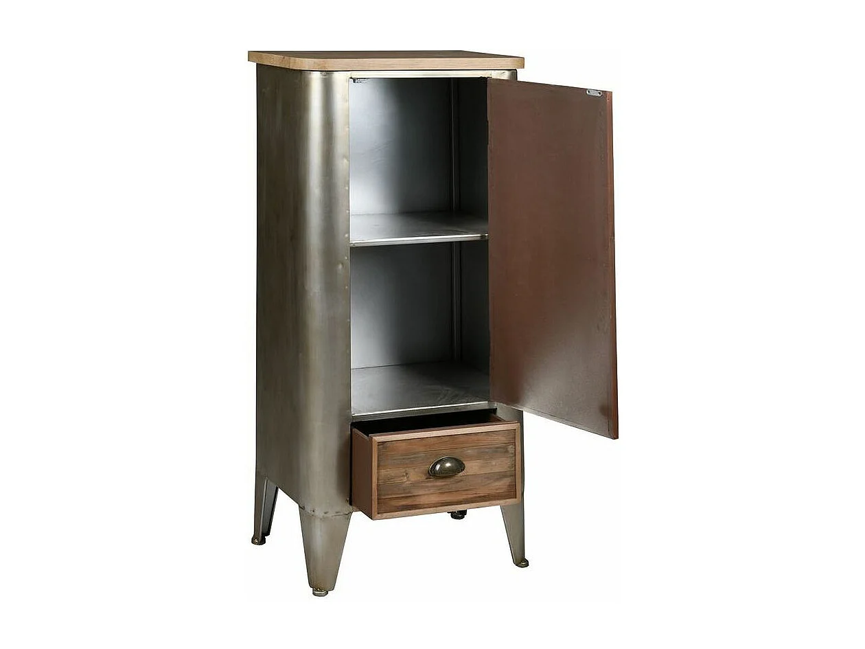 Armoire en bois et métal Alizé