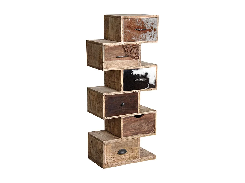 Commode zigzag 6 tiroirs