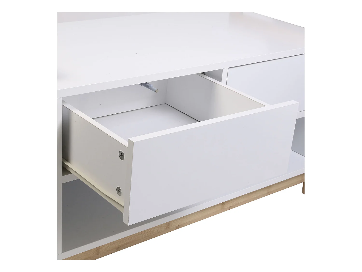 Meuble De Rangement Copenhague Blanc, Marron