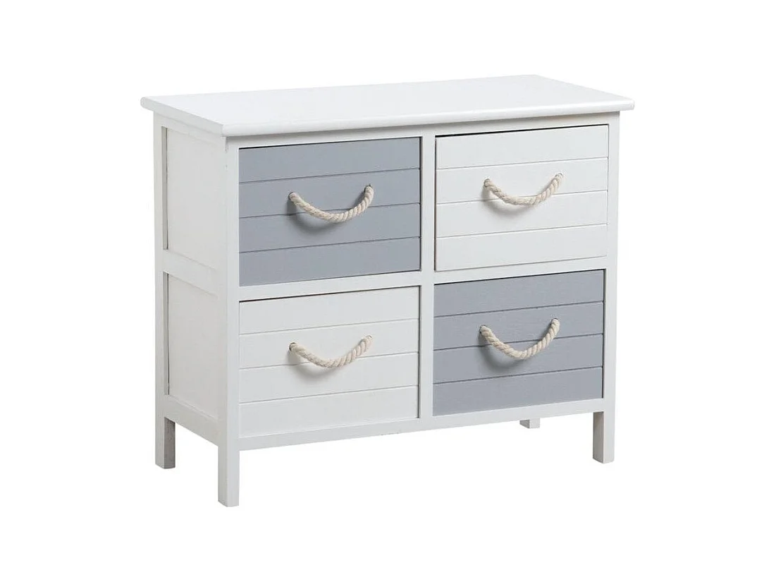 Commode 4 tiroirs en médium Océan