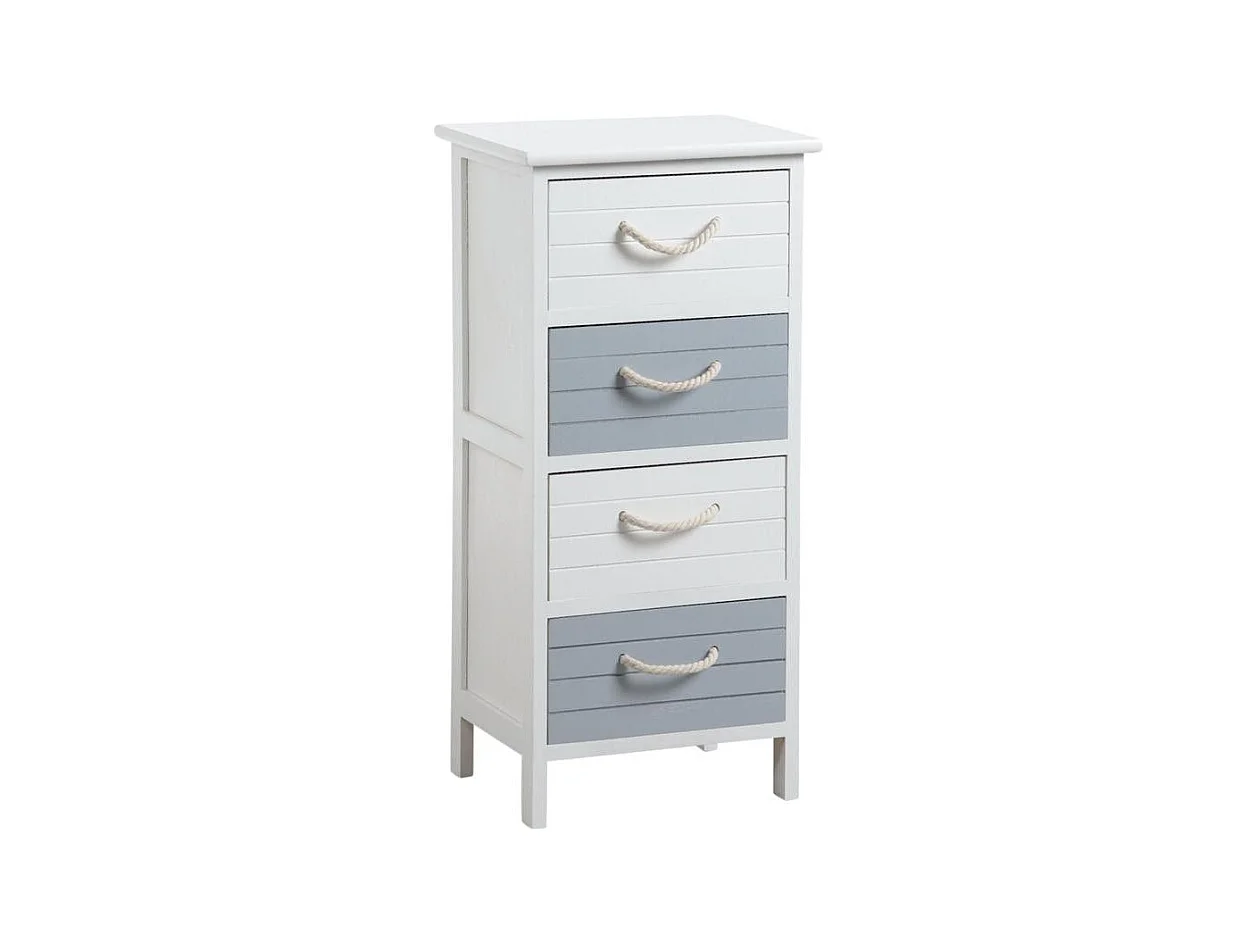 Chiffonnier 4 tiroirs en médium Océan