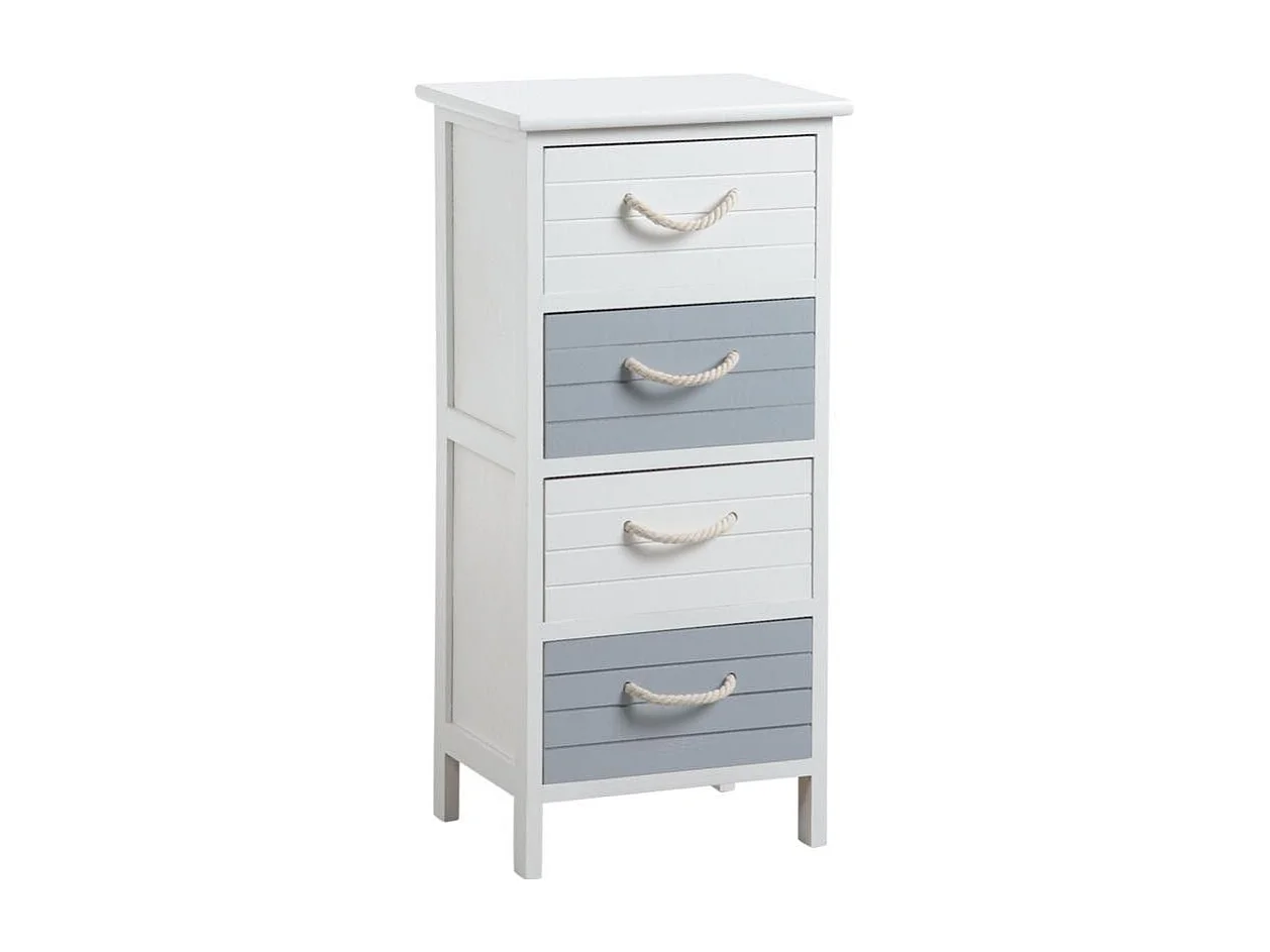 Chiffonnier 4 tiroirs en médium Océan