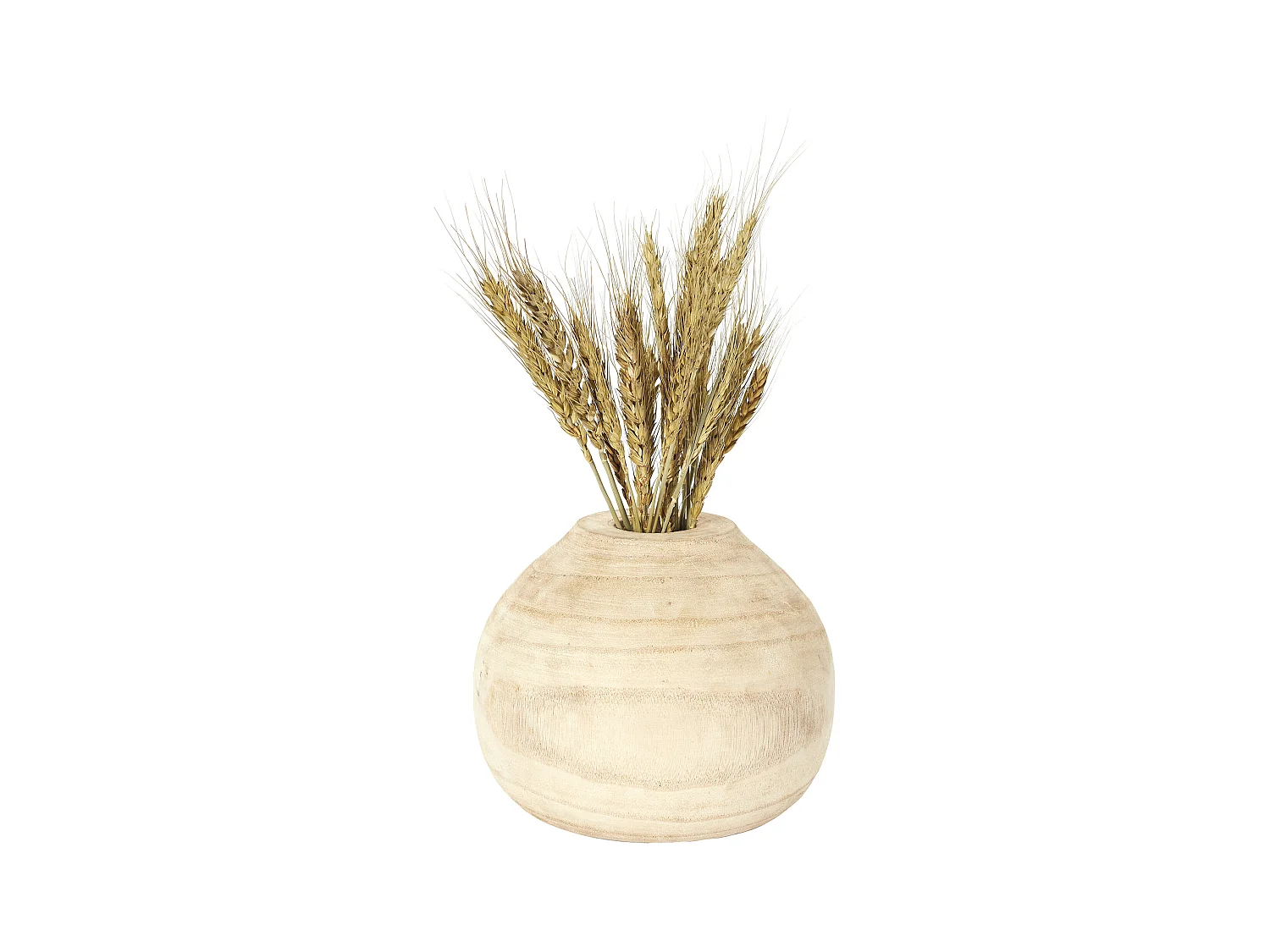 Vase Rond Bancoulier Beige