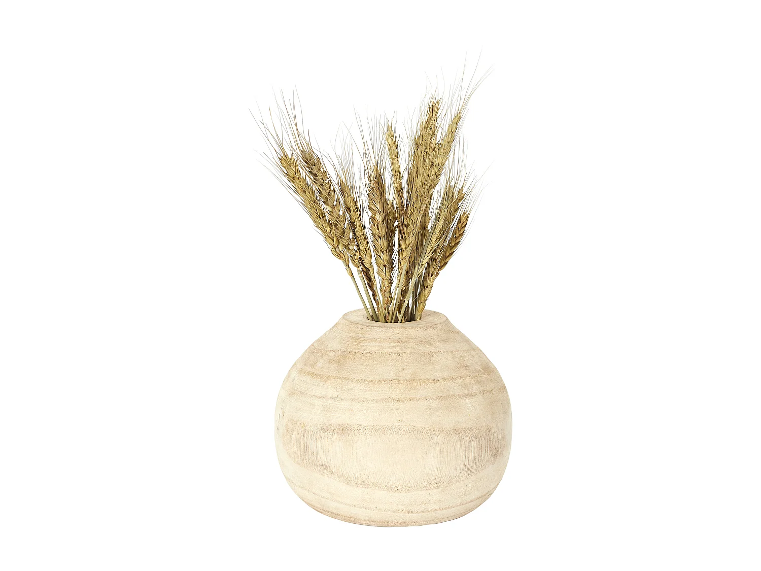 Vase Rond Bancoulier Beige