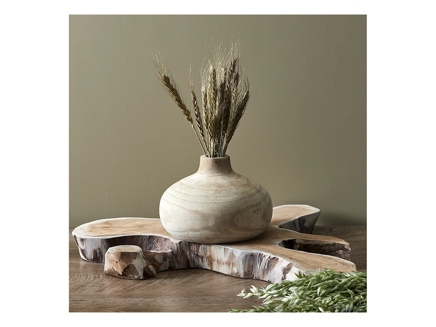 Vase Ruche Bancoulier Beige