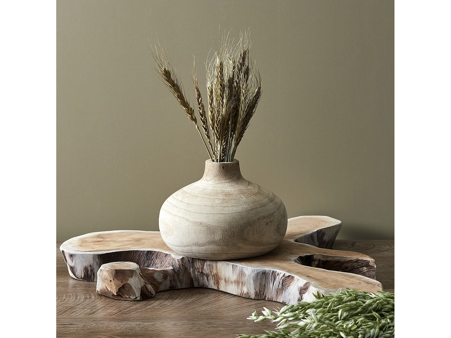 Vase Ruche Bancoulier Beige