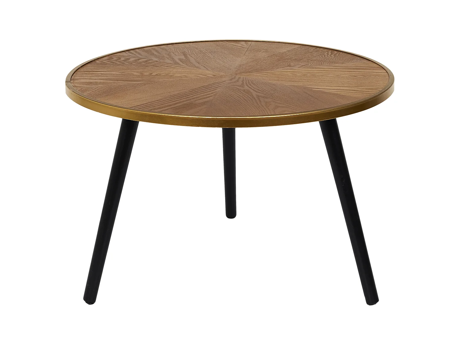 Table Gigogne Felix X2 Marron, Noir, Or