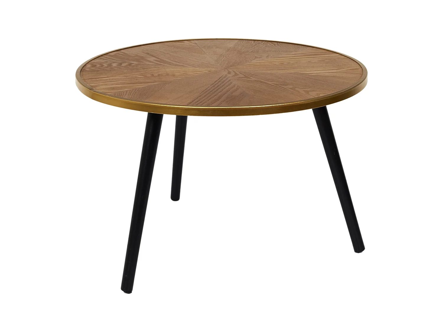 Table Gigogne Felix X2 Marron, Noir, Or