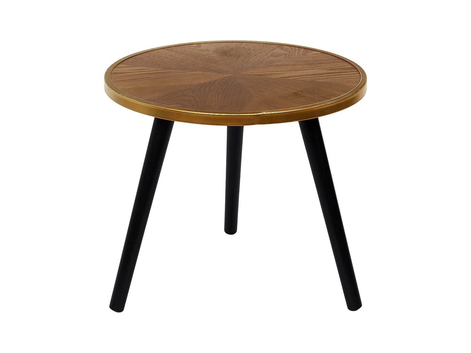 Table Gigogne Felix X2 Marron, Noir, Or