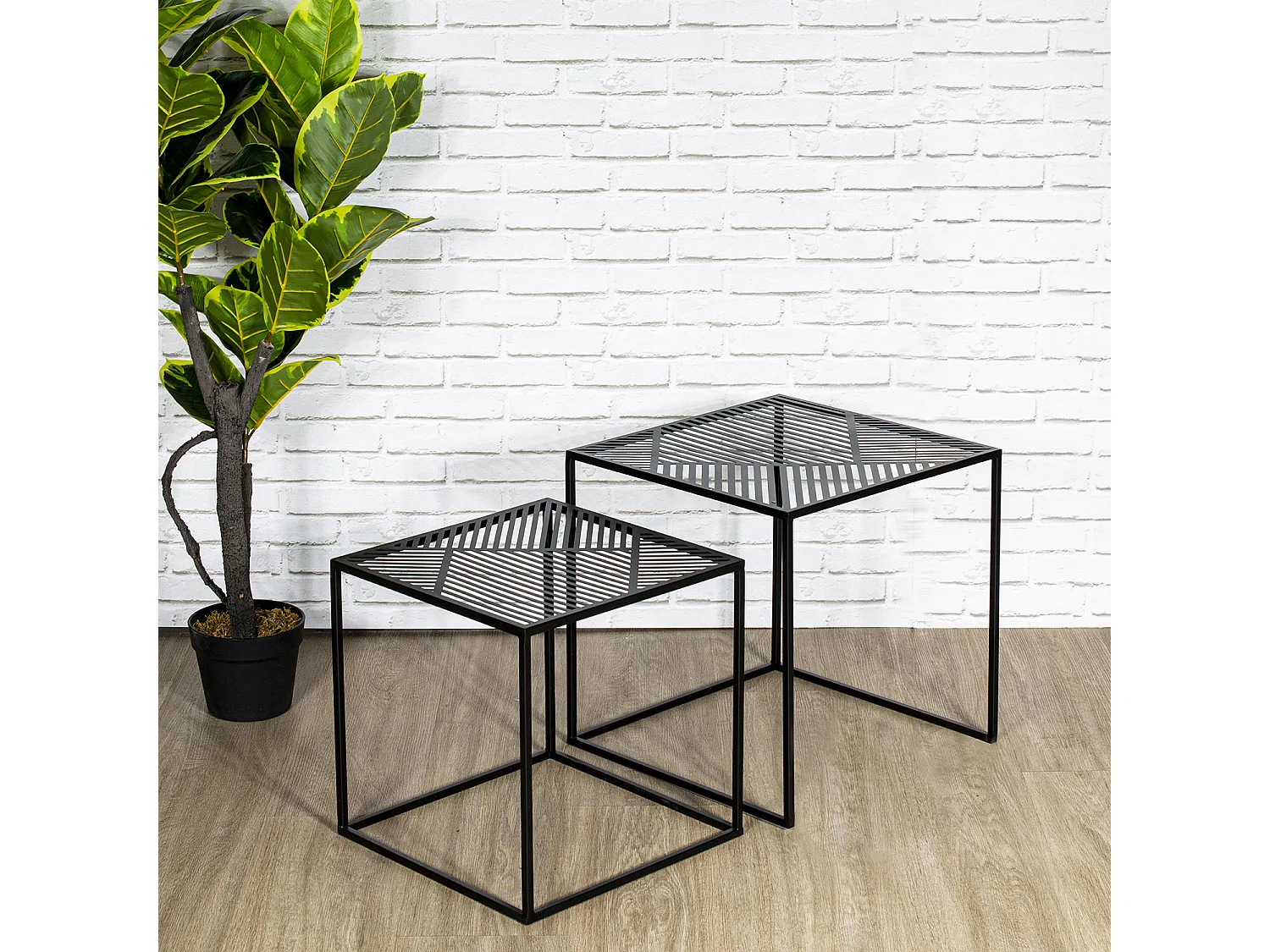 Table Metal Gigogne Riga X2