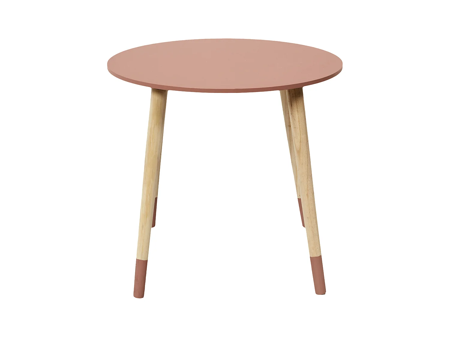 Table Gigogne Bicolore Rose X2 Rose, Blanc