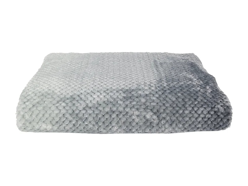 Plaid Nid Abeille Gris Xxl 150x200cm Gris