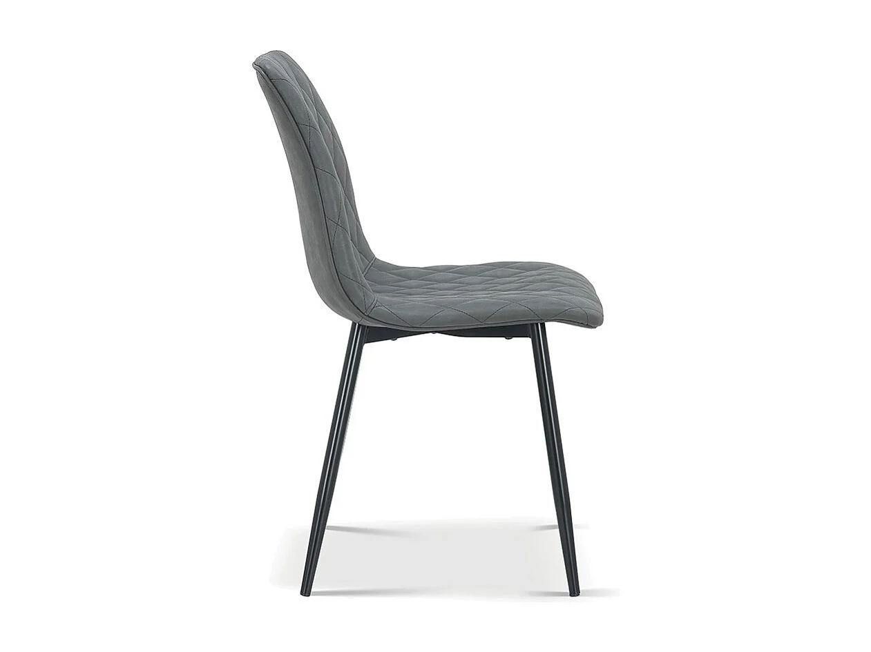 Chaise pour salle à manger coloris gris clair. Collection GRAZ