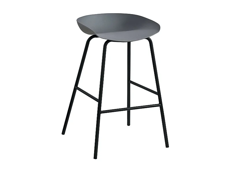 Cadeira de balcão design cinza. Coleção SIRA