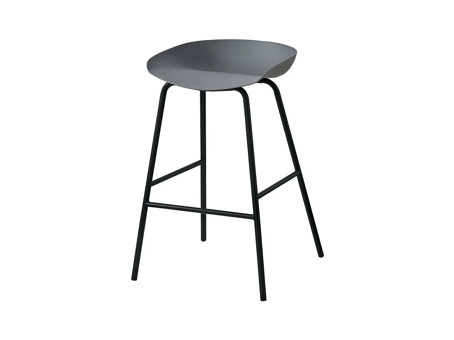 Cadeira de balcão design cinza. Coleção SIRA