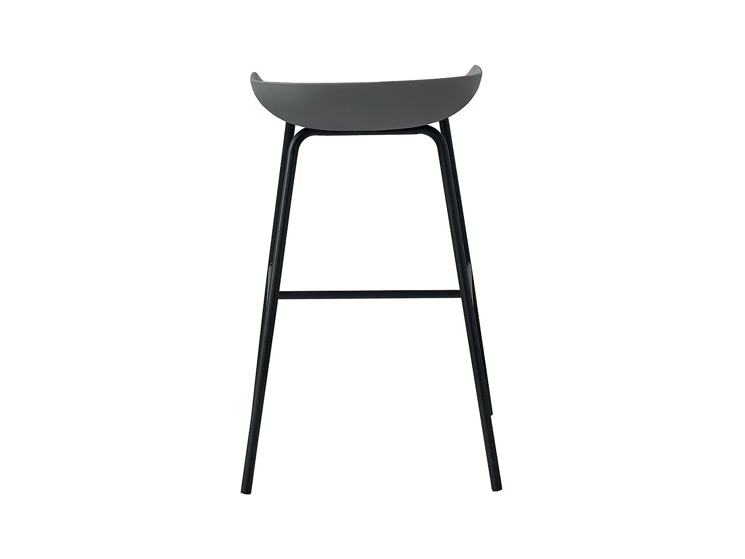 Design-Grauer Barhocker. Kollektion SIRA