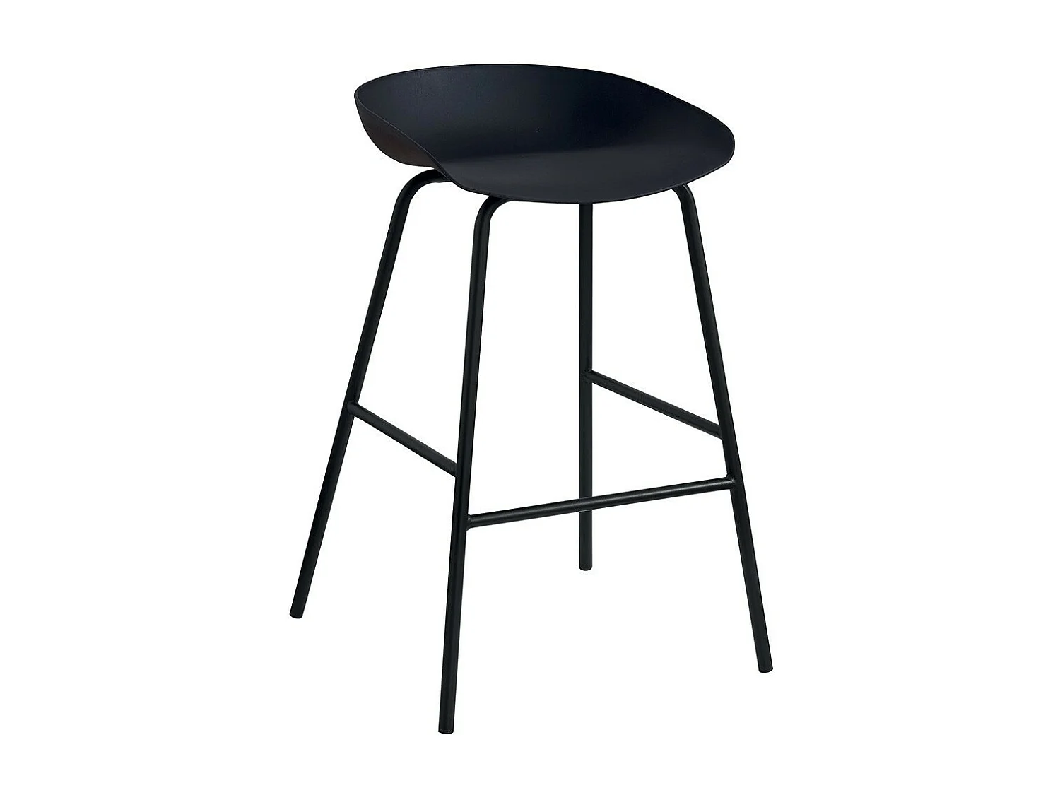 Design zwarte barkruk. Collectie SIRA