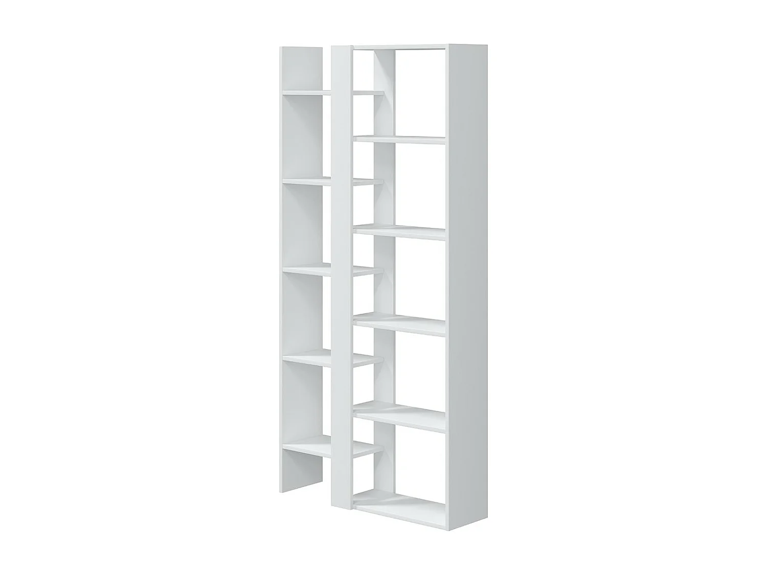 Pzetbare boekenkast met 9 planken - H162 cm - Mykonos