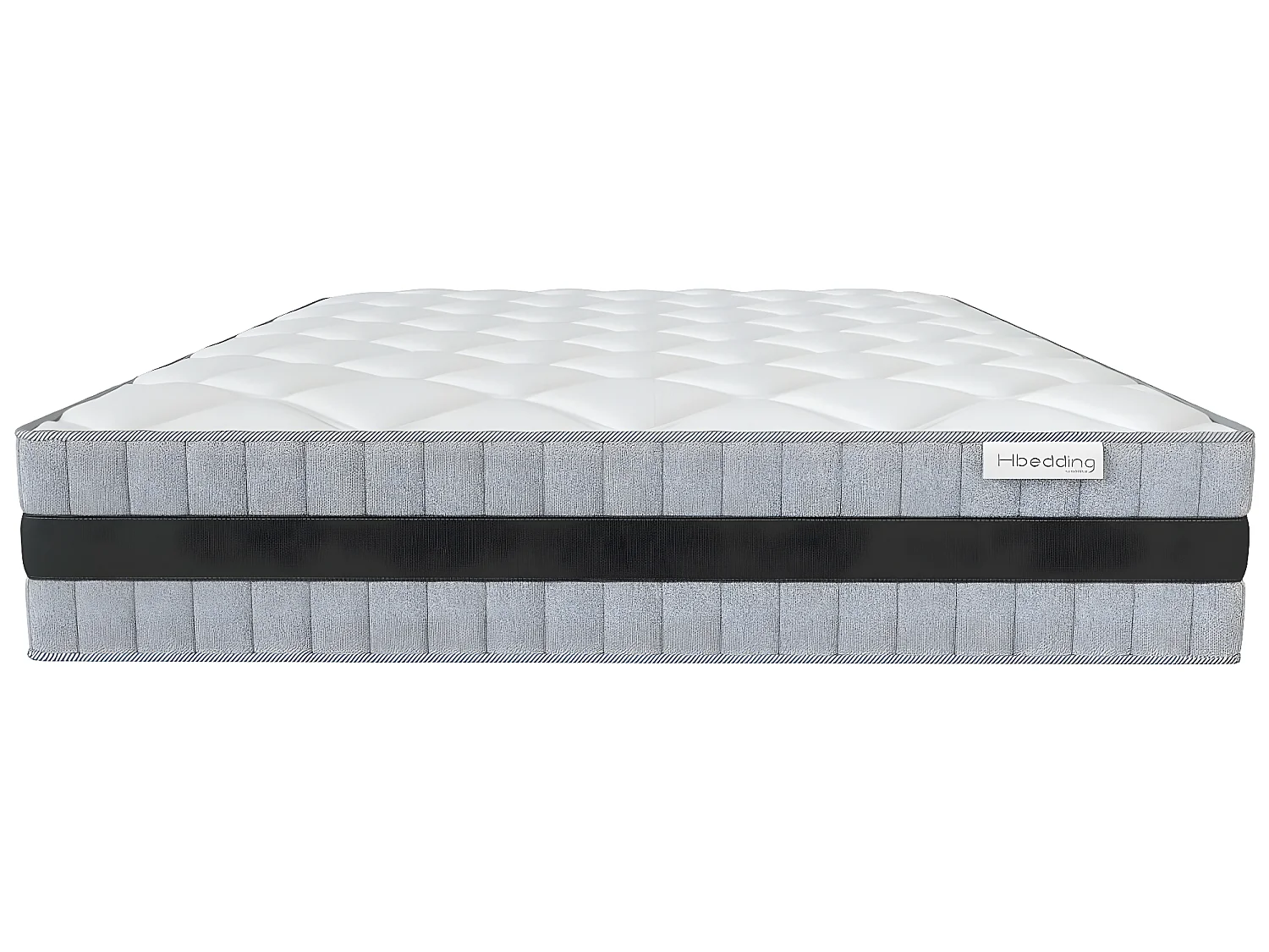 Ensemble matelas mémoire + sommier 180x200 Memo Luxe Hbedding - Mousse haute densité + mémoire de forme
