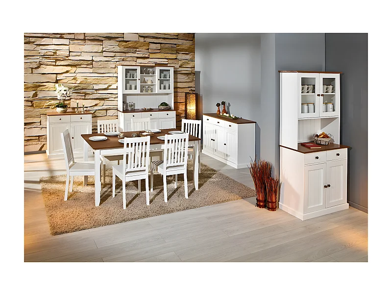 SOCOA - Ensemble Séjour Complet avec Table 160cm