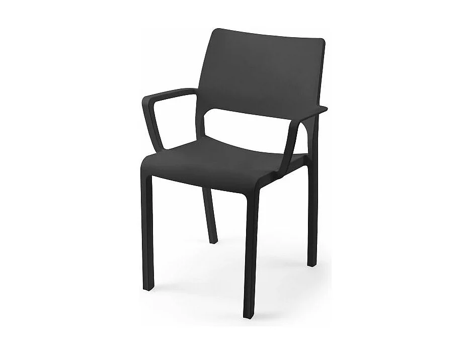 Pack 4 sillas de exterior Ocean Antracita