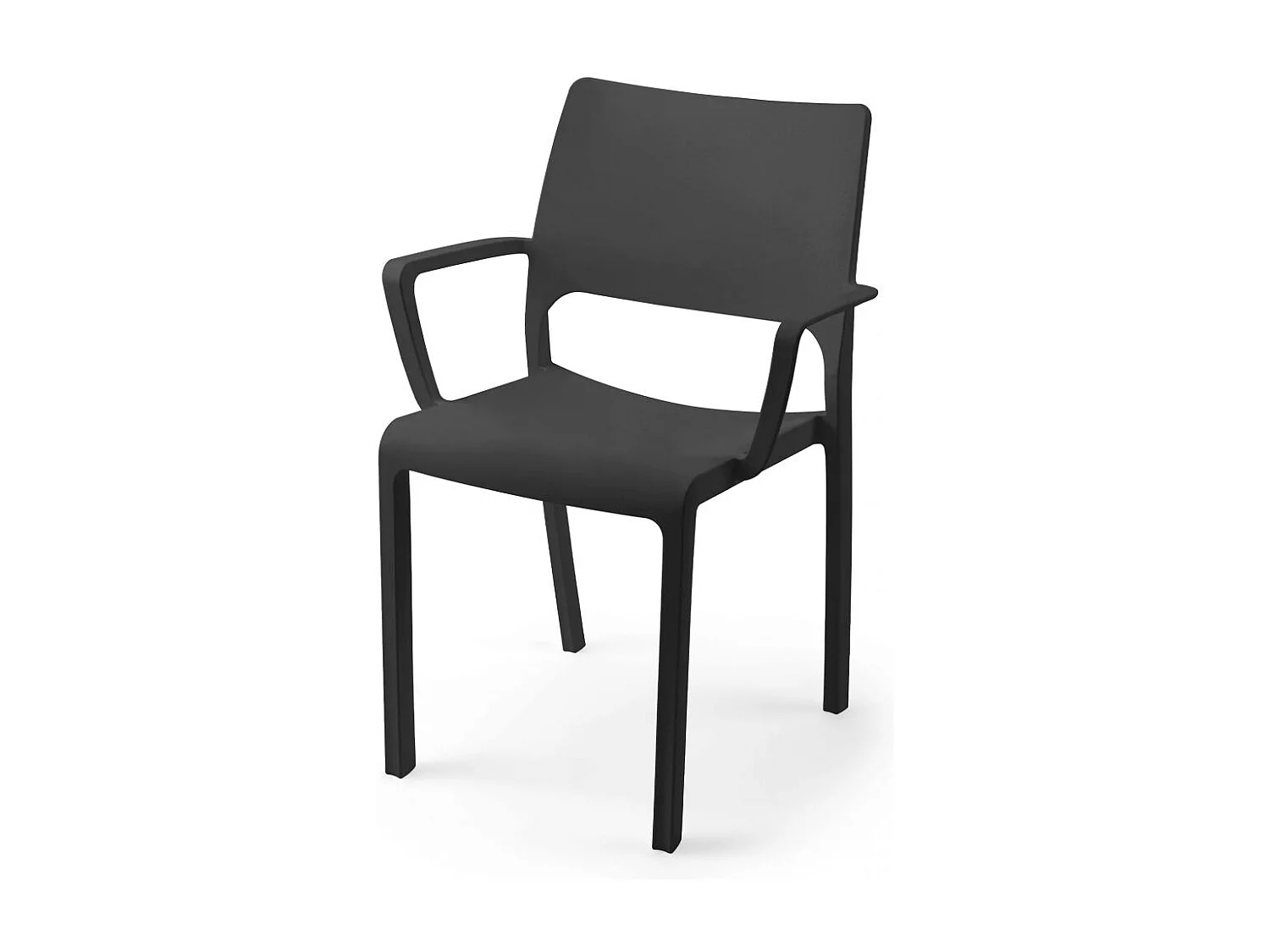 Pack 4 sillas de exterior Ocean Antracita