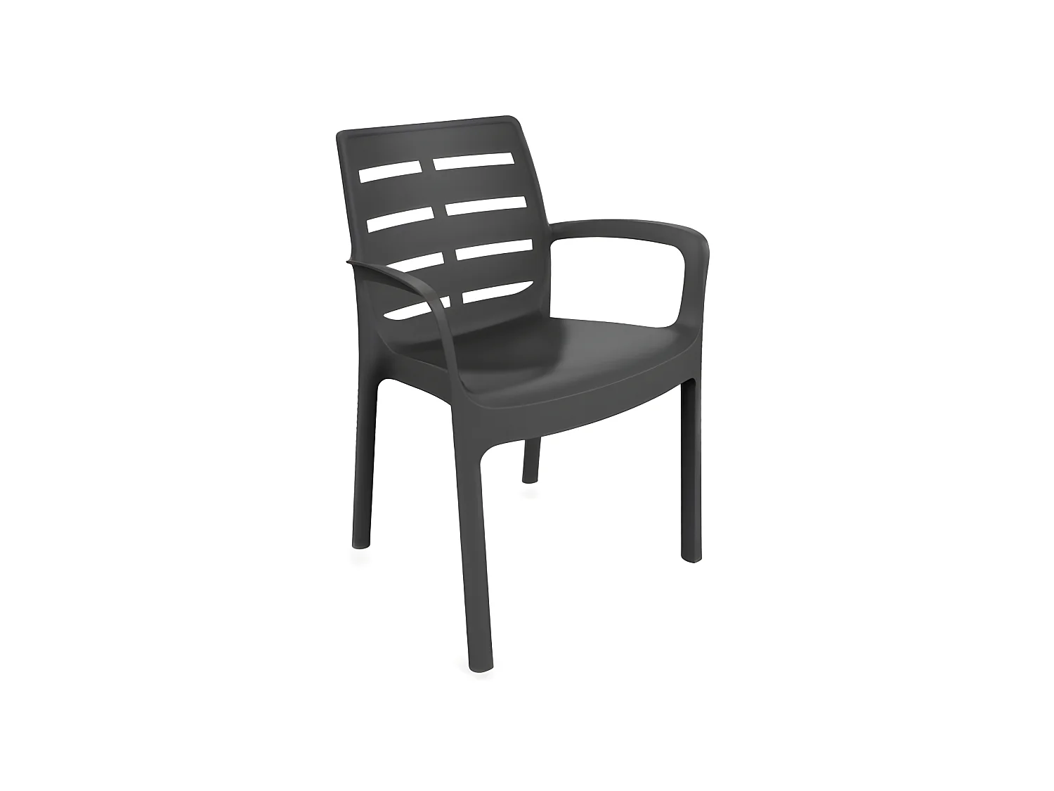 Pack 4 sillas de exterior Maui Antracita