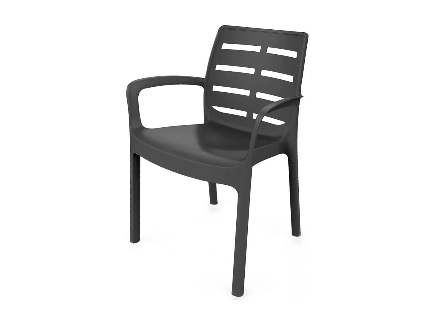 Pack 4 sillas de exterior Maui Antracita