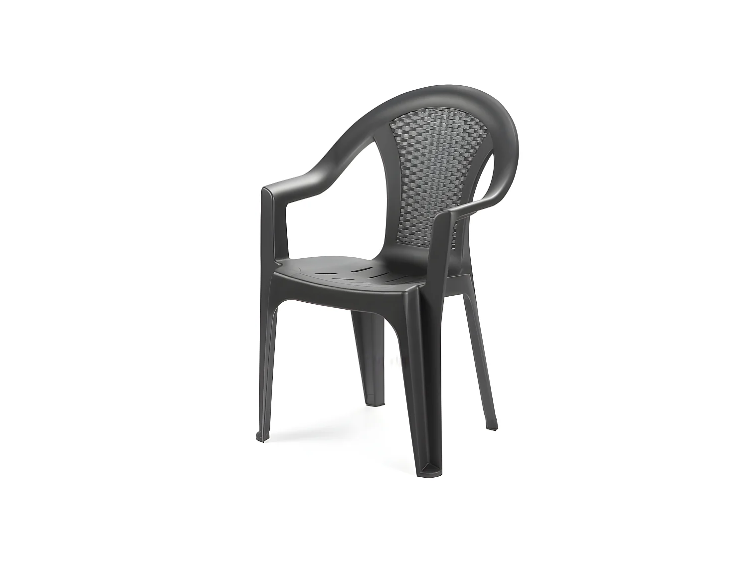 Pack 4 sillas de exterior Coral Antracita