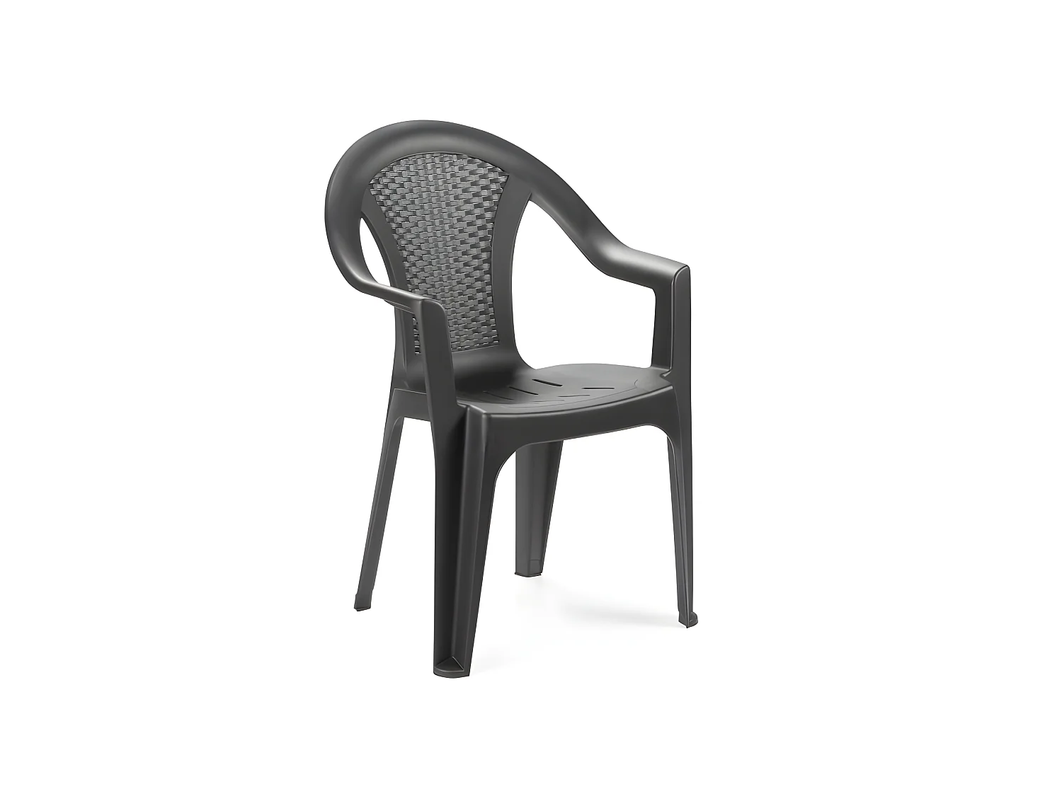 Pack 4 sillas de exterior Coral Antracita