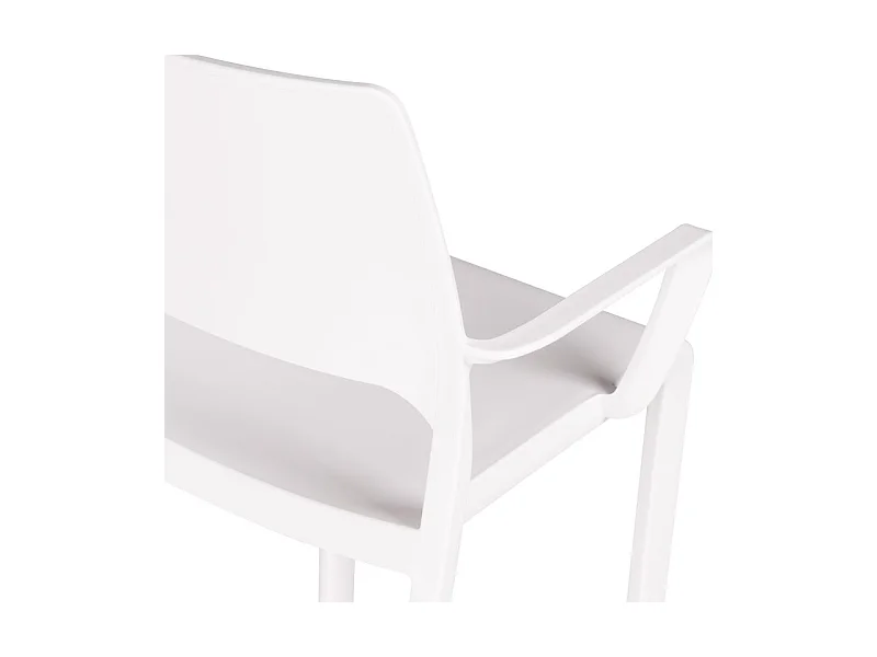 Pack 4 sillas de exterior Ocean Blanco