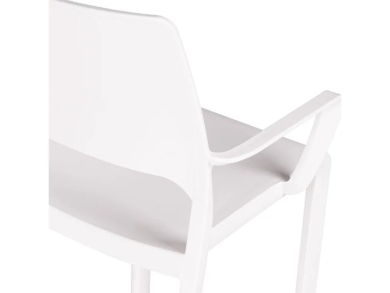 Pack 4 sillas de exterior Ocean Blanco